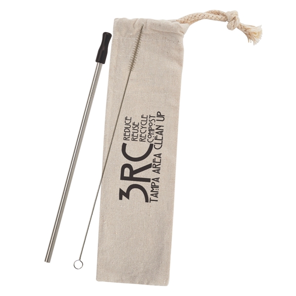 Stainless Straw Kit With Cotton Pouch - Image 10