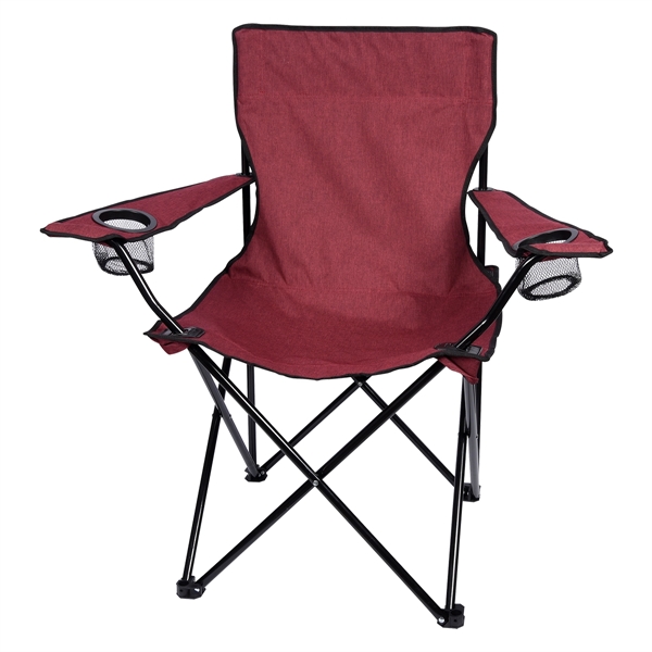 Heathered Folding Chair With Carrying Bag - Image 8
