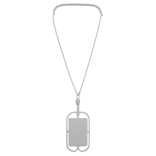 Silicone Lanyard With Phone Holder & Wallet - Image 8