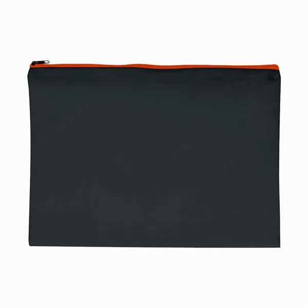 Non-Woven Document Sleeve with Zipper - Image 5