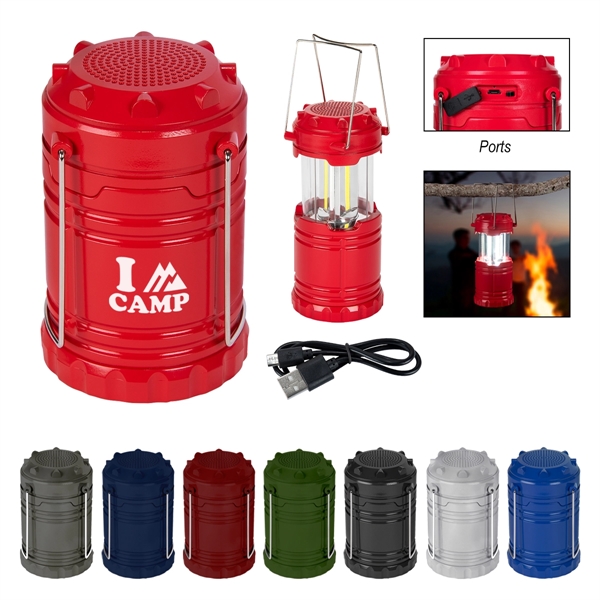 COB Pop-Up Lantern With Speaker - Image 1