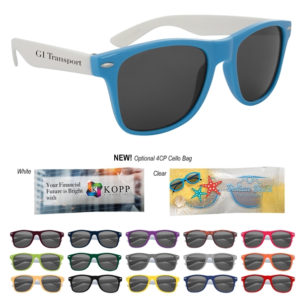 Colorblock Malibu Sunglasses - Image 1