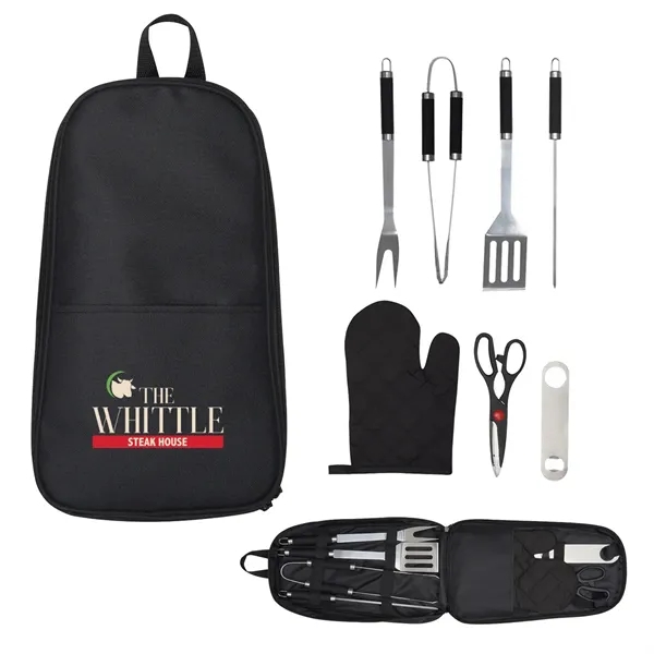 7-Piece Pit Master BBQ Set In Carrying Case - Image 3