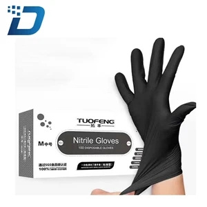 100pcs Disposable   Food Grade Nitrile Gloves