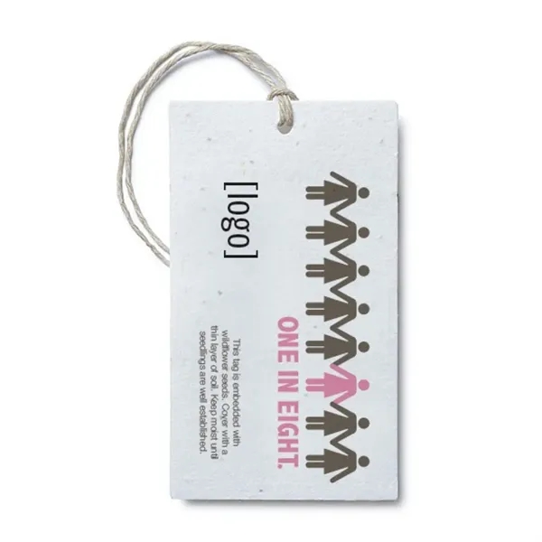 BCA Seed Paper Product Tag, 2" x 3.5" - Image 1