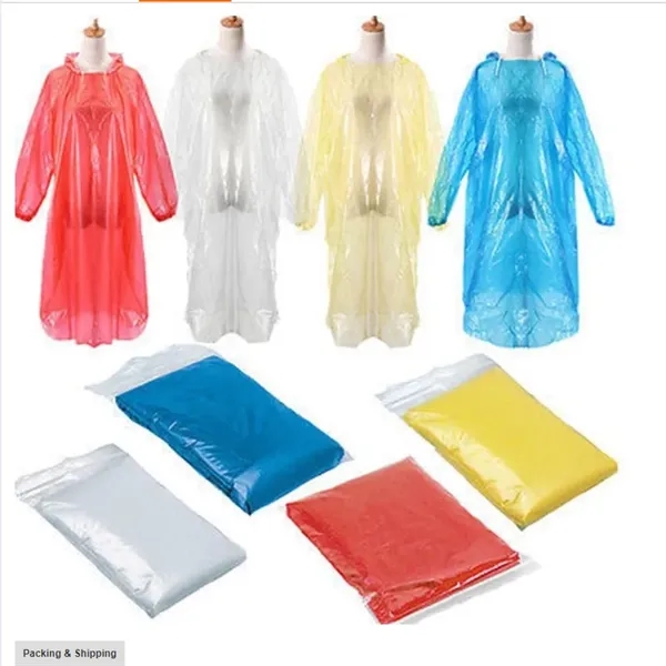 Disposable Protective Adult Raincoat