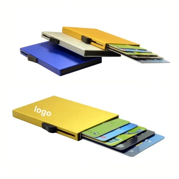 POP-UP Rfid Aluminum 6PCS Card Case Wallet     - Image 3