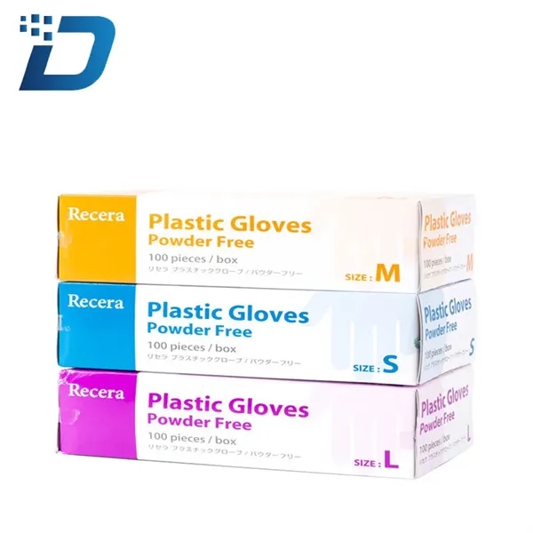 100Pcs Disposable  PVC plastic Gloves - Image 2