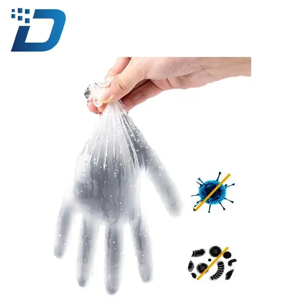100Pcs Disposable  PVC plastic Gloves - Image 4