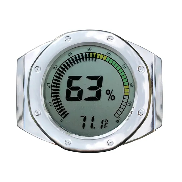Watch Bezel Digital Hygrometer (Silver) - Image 1