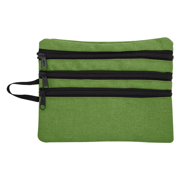 Heathered Tech Accessory Travel Bag - Image 5