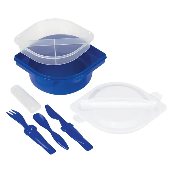 Multi-Compartment Food Container With Utensils - Image 7