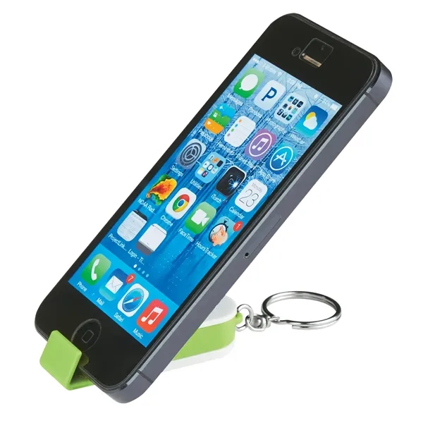 Phone Stand And Screen Cleaner Combo Key Chain - Image 12