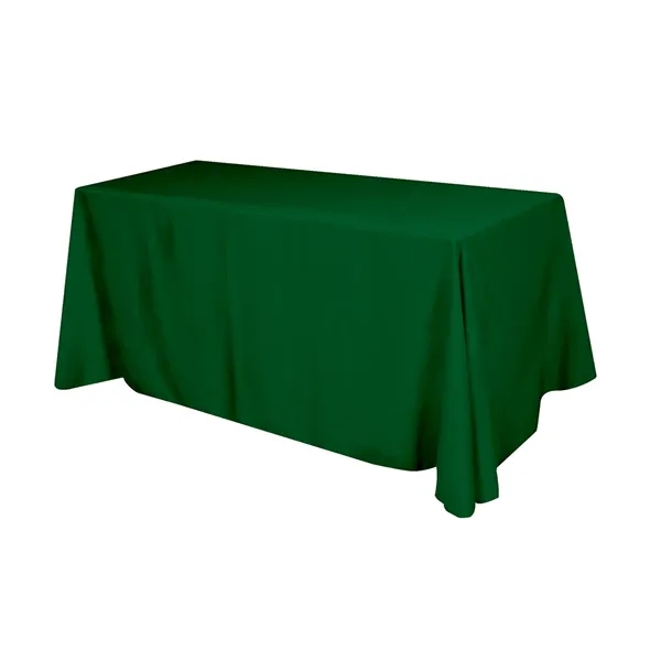 Flat Polyester 4-sided Table Cover - fits 6' standard table - Image 3