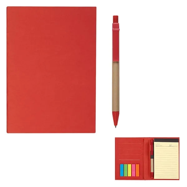 MeetingMate Notebook With Pen And Sticky Flags - Image 6