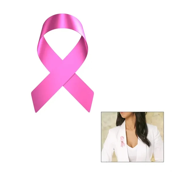Breast Cancer Ribbon Pin Sticker - Image 3