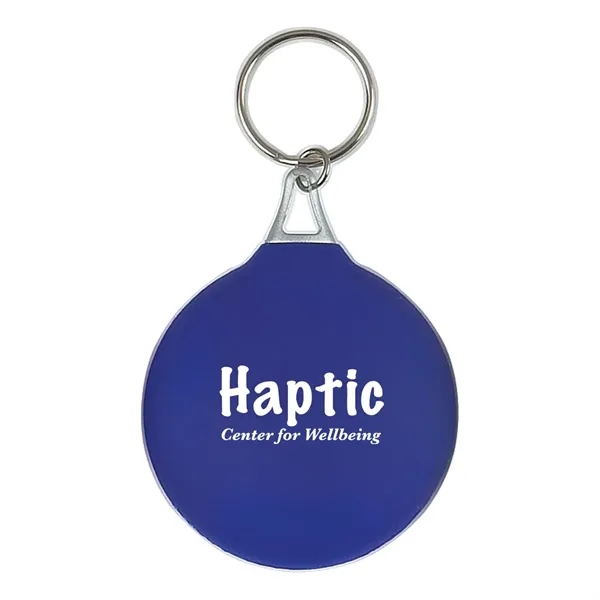 Rubber Key Chain With Microfiber Cleaning Cloth - Image 6