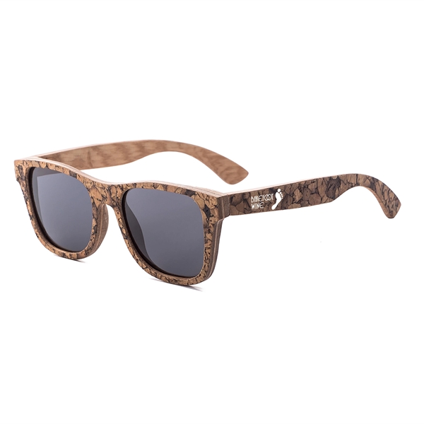 Cork Frame - Promotional Sunglasses w/1 color imprint