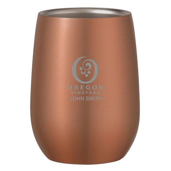 Stainless Steel Stemless Wine Glass - Image 6