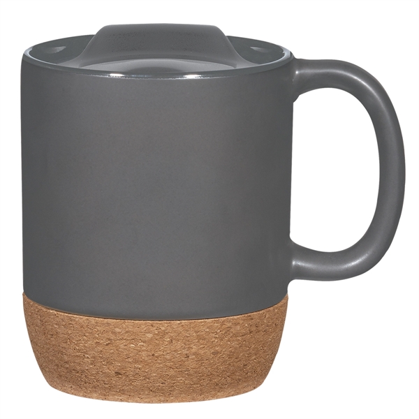 14 Oz. Cork Base Ceramic Mug - Image 6
