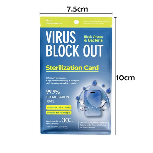 Lanyard Air Sterilization Card - Image 4