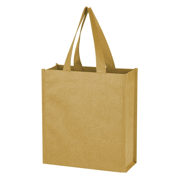 Monroe Mini Non-Woven Glitter Tote Bag - Image 5