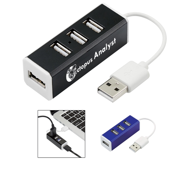 4-Port Aluminum USB Hub - Image 1