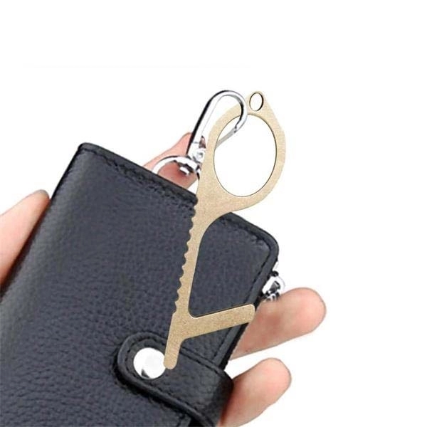 Portable Door Opener Keychain Touchless Elevator Button Tool - Image 2