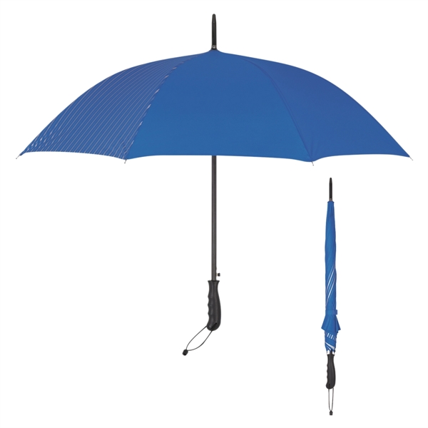 46" Arc Stripe Accent Panel Umbrella - Image 12