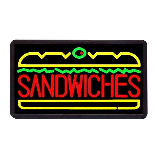 13" x 24" Simulated Neon Sign - Food/Alcohol - Image 20