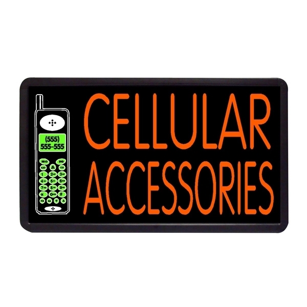 13" x 24" Simulated Neon Sign - Phones/Electronics - Image 4