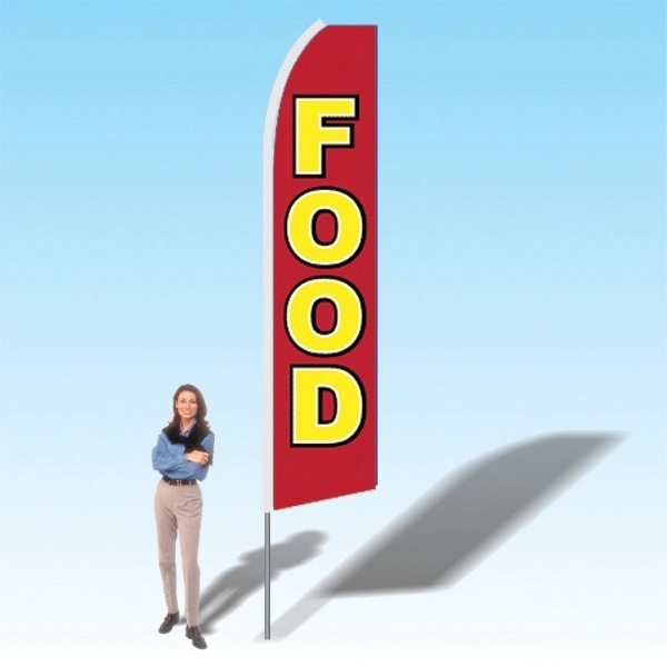 15ft. Advertising Banner Flag - Food/Restaurant - Image 8