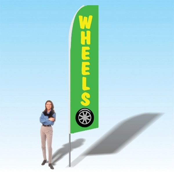 15ft. Advertising Banner Flag - Cars/Auto - Image 6