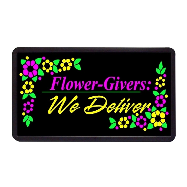 13" x 24" Simulated Neon Sign - Party/Gifts/Flowers - Image 7