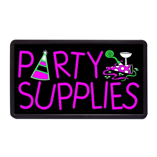 13" x 24" Simulated Neon Sign - Party/Gifts/Flowers - Image 9