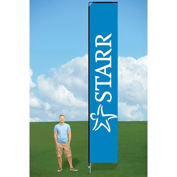 Advertising Flag with Ground Stake-Double - Image 4