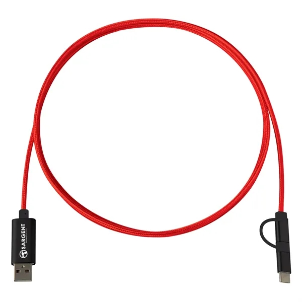 3-In-1 5 Ft. Braided Charging Cable - Image 4