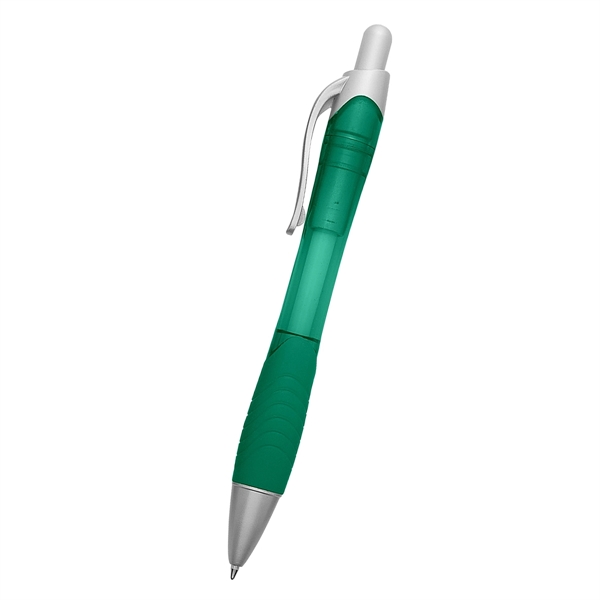 Rio Ballpoint Pen With Contoured Rubber Grip - Image 11