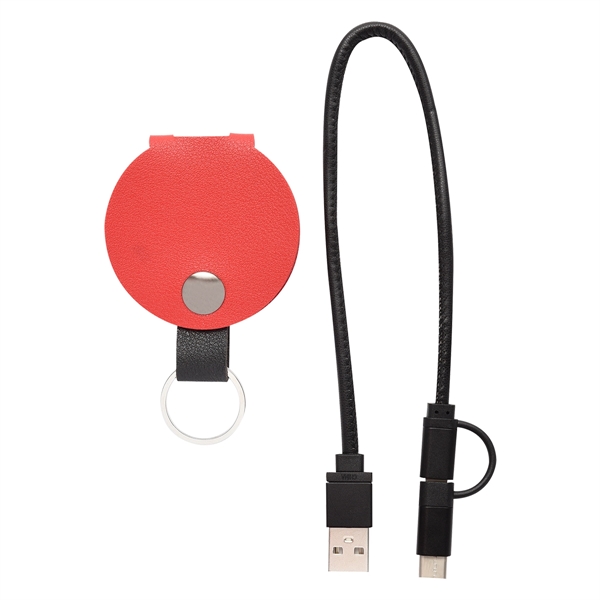 3-In-1 Charging Cable Snap Wrap & Key Ring - Image 8