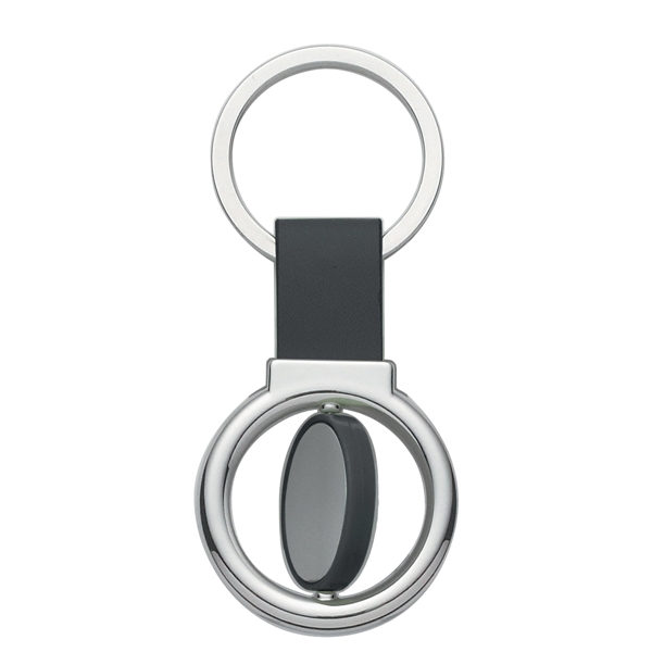 Circular Metal Spinner Key Tag - Image 4