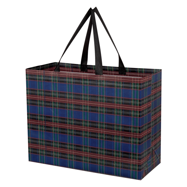 Soho Tartan Laminated Non-Woven Shopper Bag - Image 9