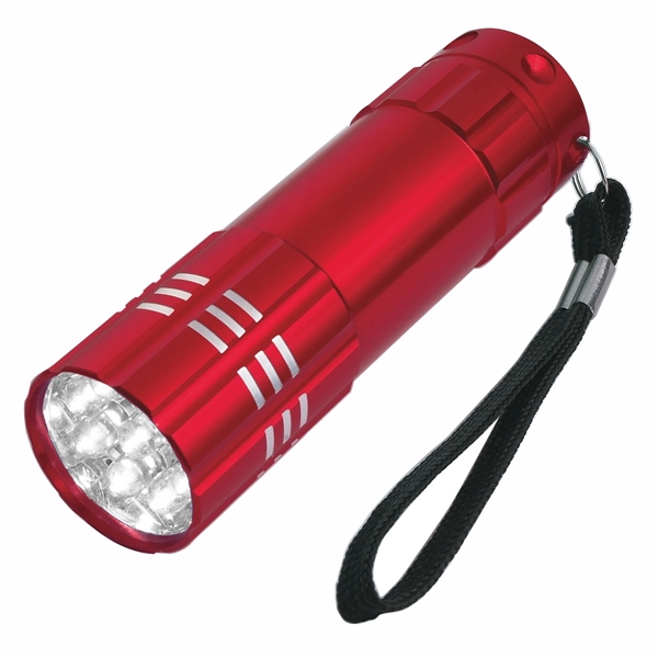 Aluminum LED Flashlight with Strap - Image 8