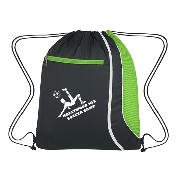 Mesh Accent Drawstring Sports Pack - Image 8