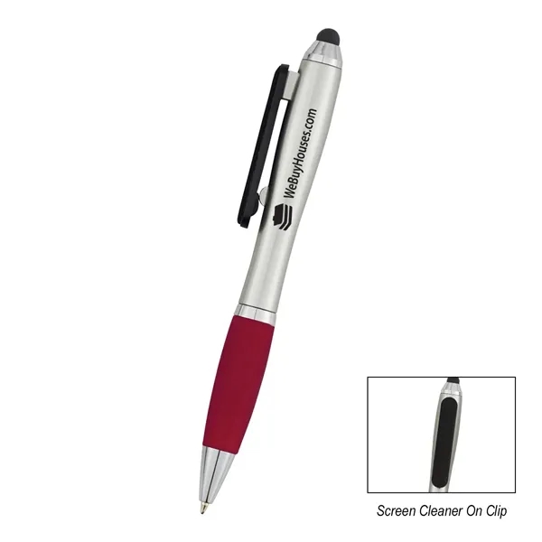 Satin Stylus Pen with Screen Cleaner - Image 6