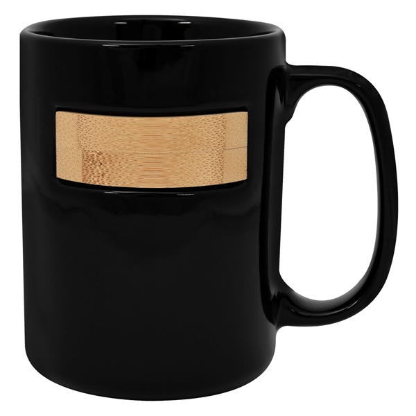 15 Oz. Peek-A-Bamboo Stoneware Mug - Image 7