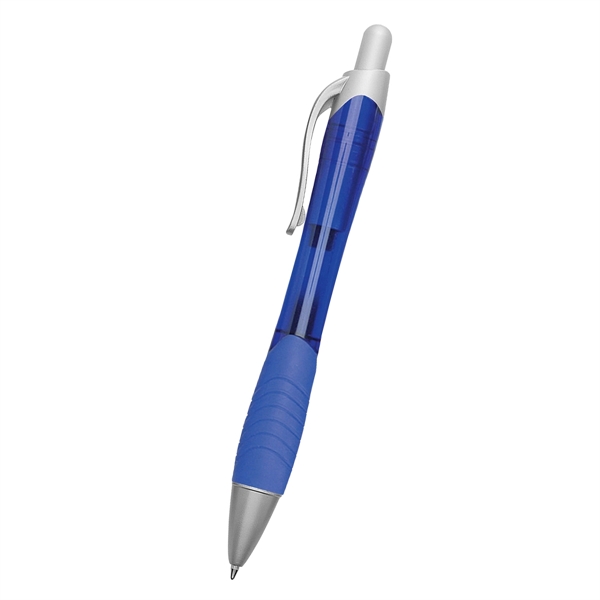 Rio Ballpoint Pen With Contoured Rubber Grip - Image 12
