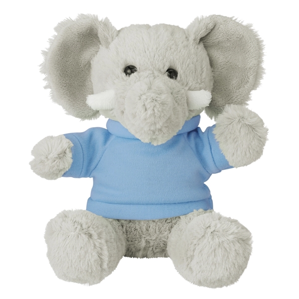 6" Plush Excellent Elephant With Shirt - Image 4