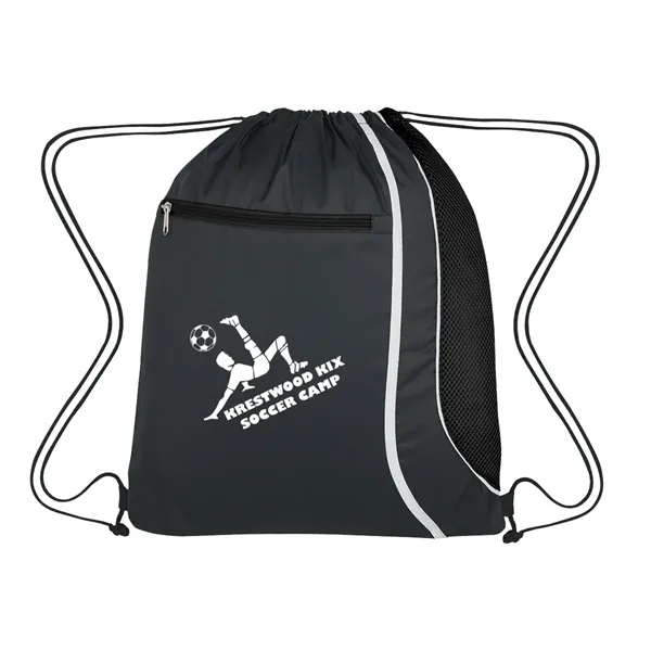 Mesh Accent Drawstring Sports Pack - Image 9