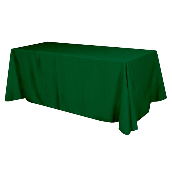 Flat Polyester 3-sided Table Cover - fits 8' standard table - Image 5