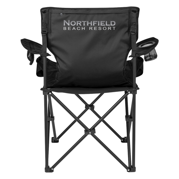 Deluxe Padded Folding Chair With Carrying Bag - Image 10